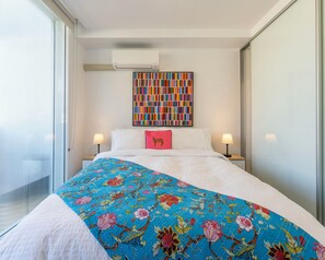 Comfortable queen bed