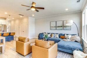 Living Room | 1st Floor | Central A/C & Heat | Free WiFi