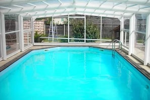 Vue sur piscine