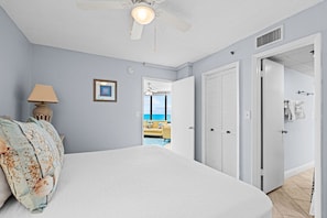 Wake up to breathtaking Gulf views just beyond your bedroom door in this relaxing retreat.