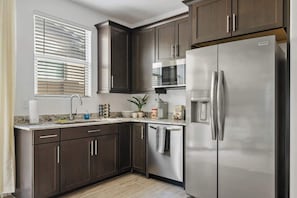 Kitchen for your use of light cooking! Coffee/creamer/sugar provided!