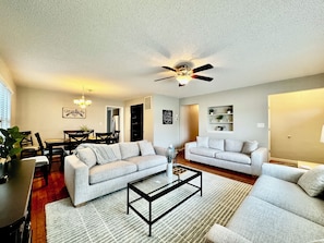 Natural light floods the living & dining spaces!