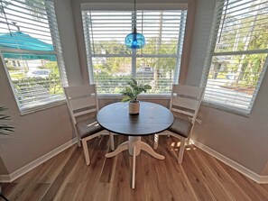 St. Augustine Beach Home Rental Dining Nook