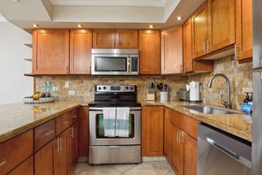 Full-equipped kitchen for your culinary needs