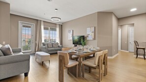 Shared living and dining area for shared moments