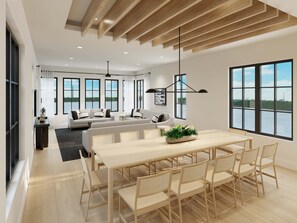 Dining and Living Room - Rendering