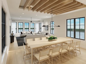 Dining and Living Room - Rendering