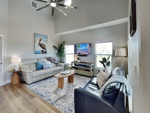 Living Room with sleeper sofa