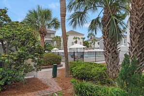Pool view from patio