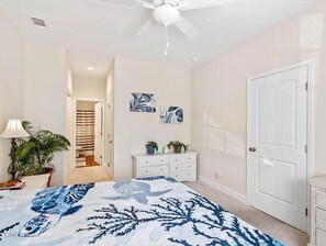 Main bedroom on first floor with ensuite