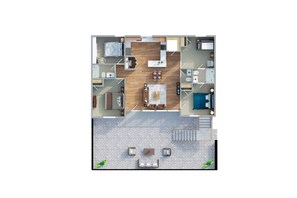 Floor plan of the home