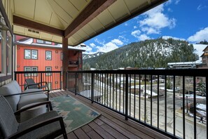 Take in the views of Winter Park Resort from the private deck