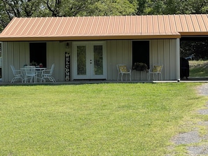 Close up of cabin