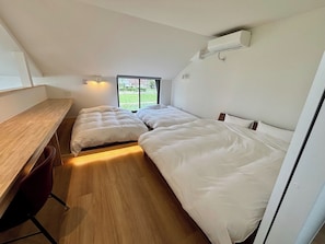 Spacious bedroom for 4 people