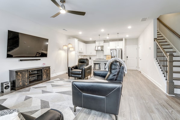 Atlanta Vacation Rental | 3BR | 2.5BA | 1,415 Sq Ft | Stairs Required
