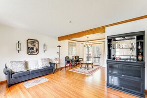 Property Interior | 2-Story Home | Free WiFi | Central A/C & Heating