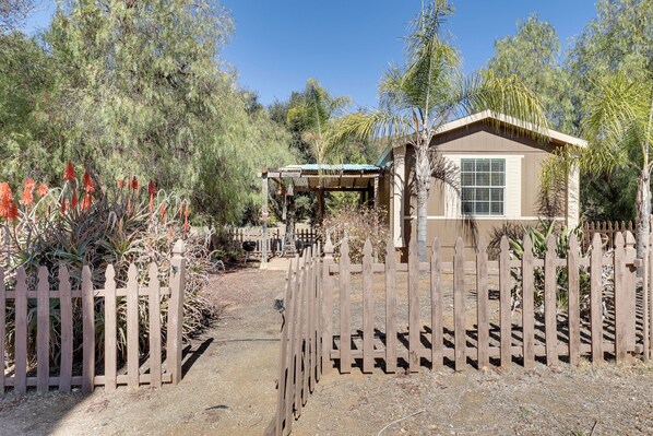 Escondido Vacation Rental | 2BR | 1BA | 1,200 Sq Ft | 4 Steps to Enter