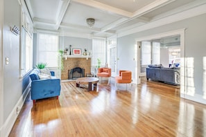 Seating Area | 1st Floor | Fireplace