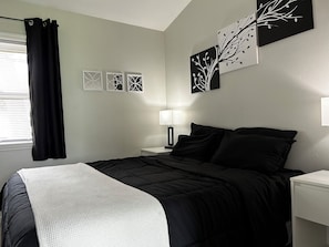 Bedroom #2 Queen with Roku TV