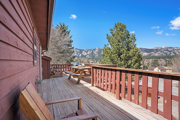 Great views from the homes deck.