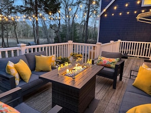 Cozy Sitting with Firepit
