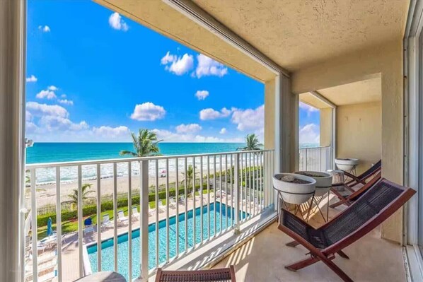 Unbeatable Ocean Views. Watch the Sunrise, or the full moon over the ocean.