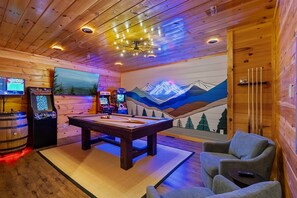 Rack up a game of pool, or get lost in one of our many arcade games!