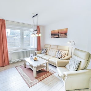Living room with a view of the garden