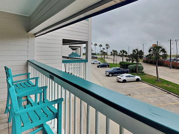 Private Balcony with Water Views