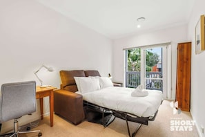 Third bedroom with balcony and sofa bed for up to 2 people