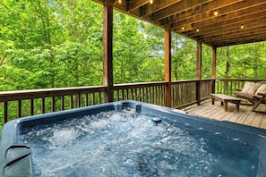 Bain à remous extérieur