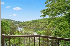 Lounge the day away with serene water views on the balcony