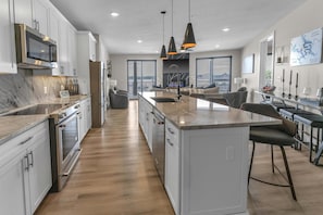 Take advantage of the open concept floor plan