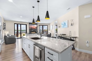 Take advantage of the open concept floor plan