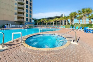 Hot tub and pool