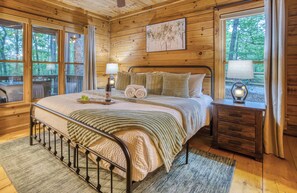 Main level master bedroom