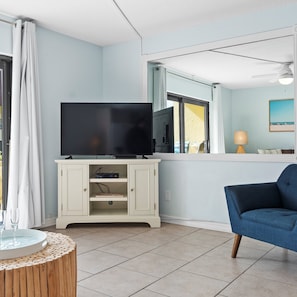 Curl up in the living room & stream all your favorite entertainment