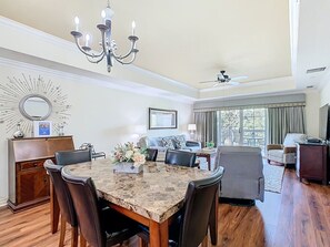 Savor home-cooked meals in the comfort of our cozy dining area.