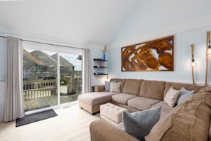 Living room with direct balcony access