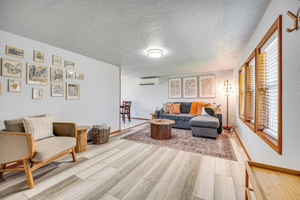 George Vacation Rental | 3BR | 1BA | Step-Free Access | 1,032 Sq Ft