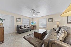 View of the living room area.
