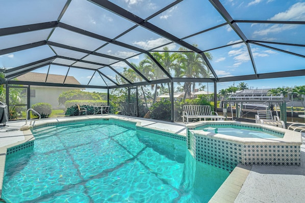 Cape Coral Vacation Rental | 3BR | 2BA | 1,690 Sq Ft | Step to Enter
