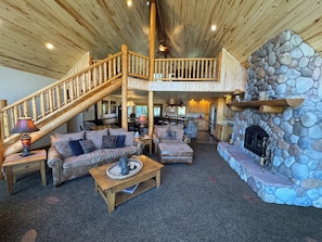 As you enter the front door you'll be welcomed to a wide open floor plan.