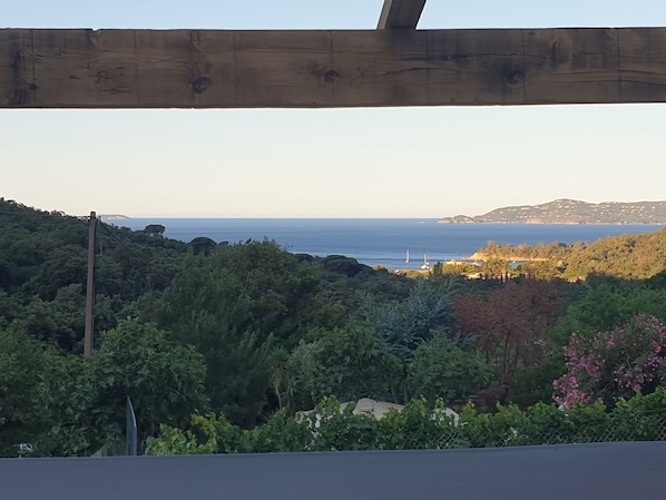 Blick von der Unterkunft