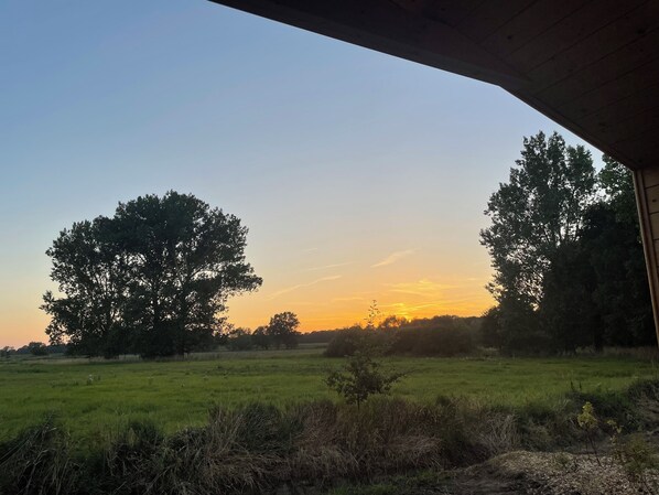 Vue depuis l’hébergement