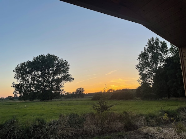 Vue depuis l’hébergement