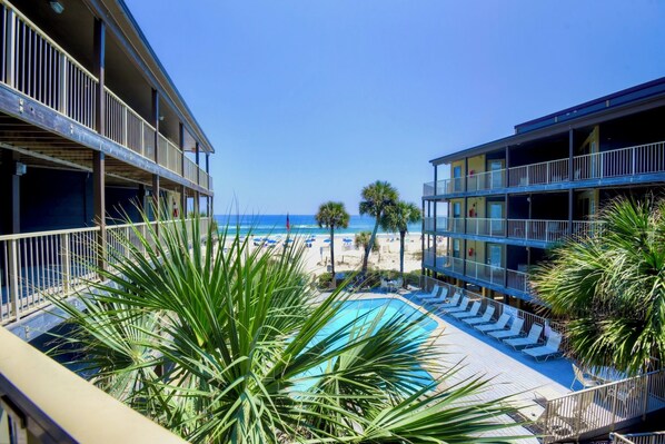 Sandpiper View of Pool and Gulf