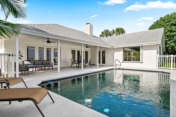 Enjoy the pool with friends and family. 