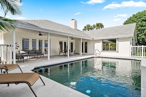 Enjoy the pool with friends and family.