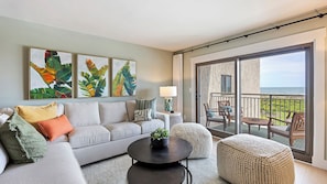 Living Room Oceanfront Views
